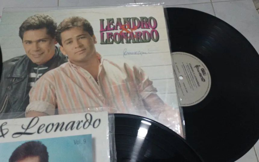 Leandro e Leonardo lote 4 Lps excelente  - Foto 4