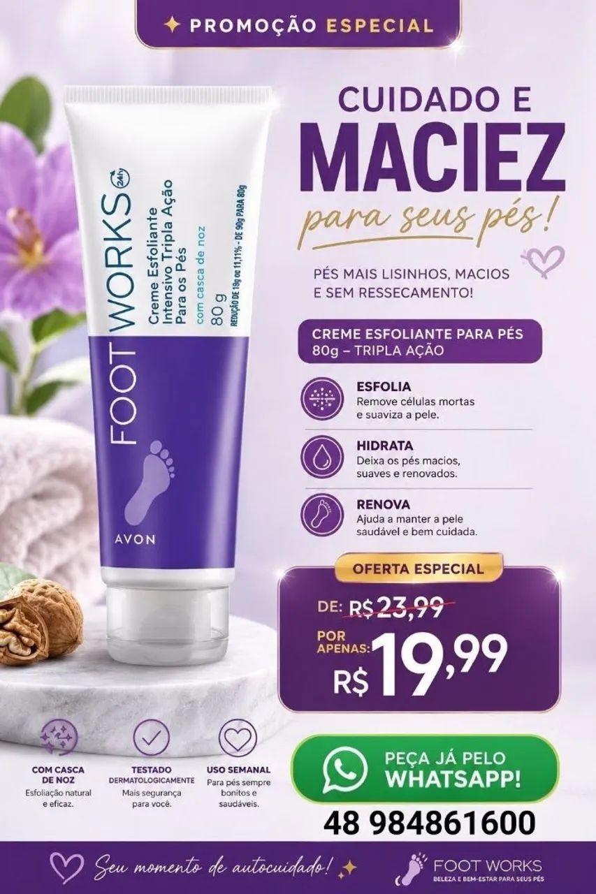 Creme para mãos e pés avon - Foto 5