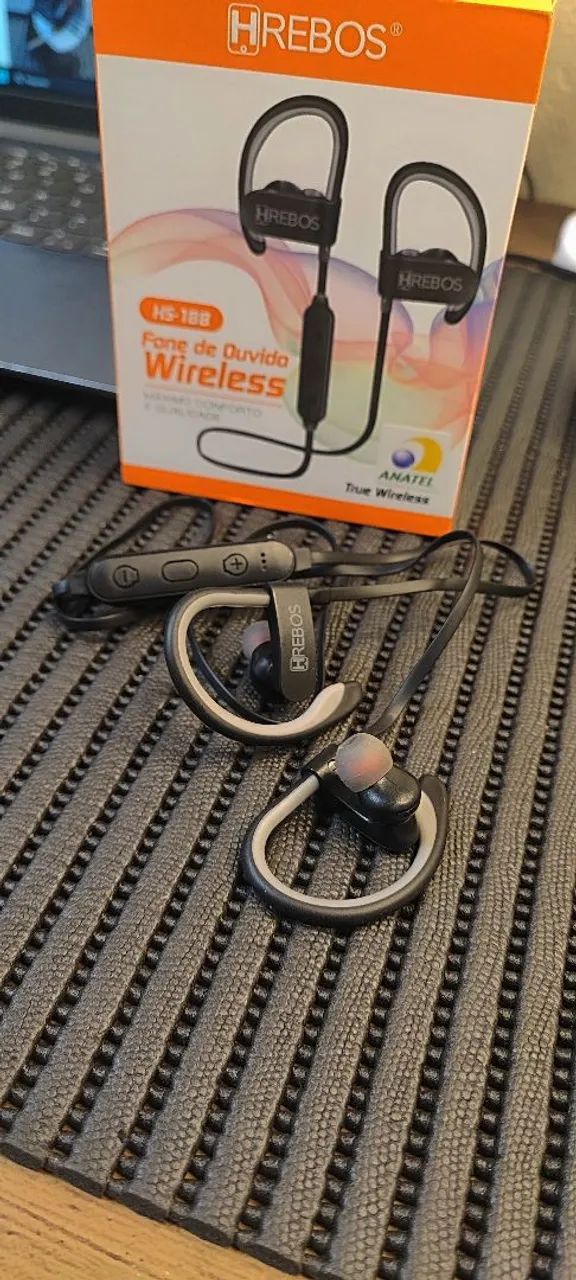 Fone bluetooth H REBOS - para corrida  - Foto 4