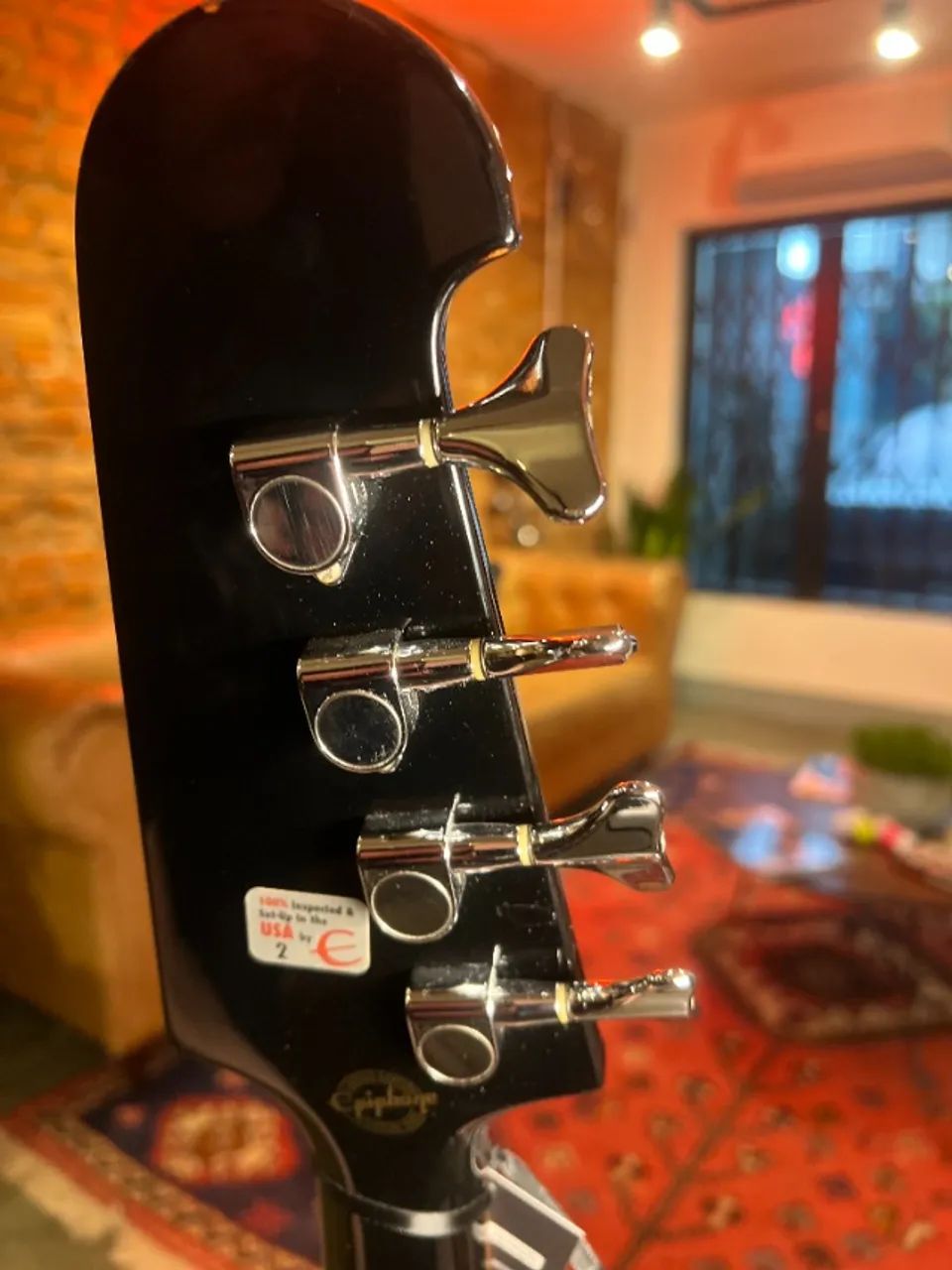 Baixo Epiphone Thunderbird Silverburst - Foto 3