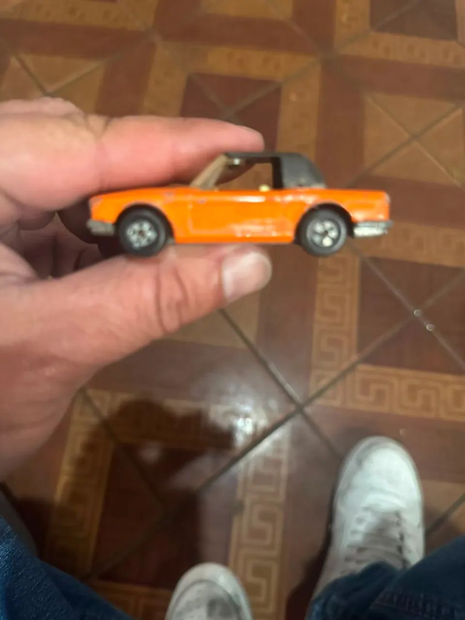 CARRINHO PEQUENO DE METAL E PLASTICO ANOS 70 ITENS COLECIONÁVEIS  - Foto 4