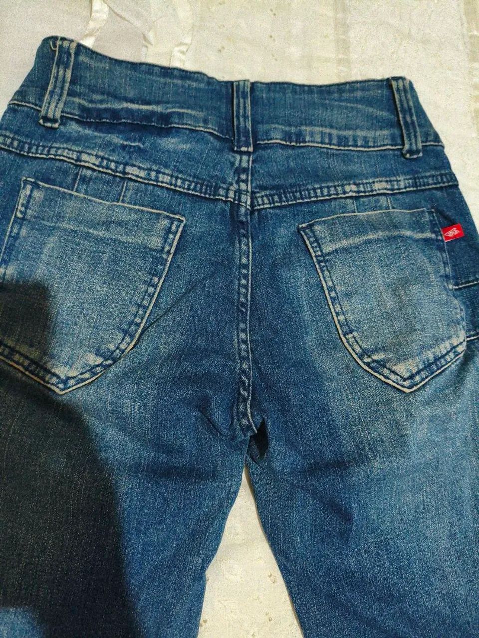 Bermuda feminina jeans P - Foto 5