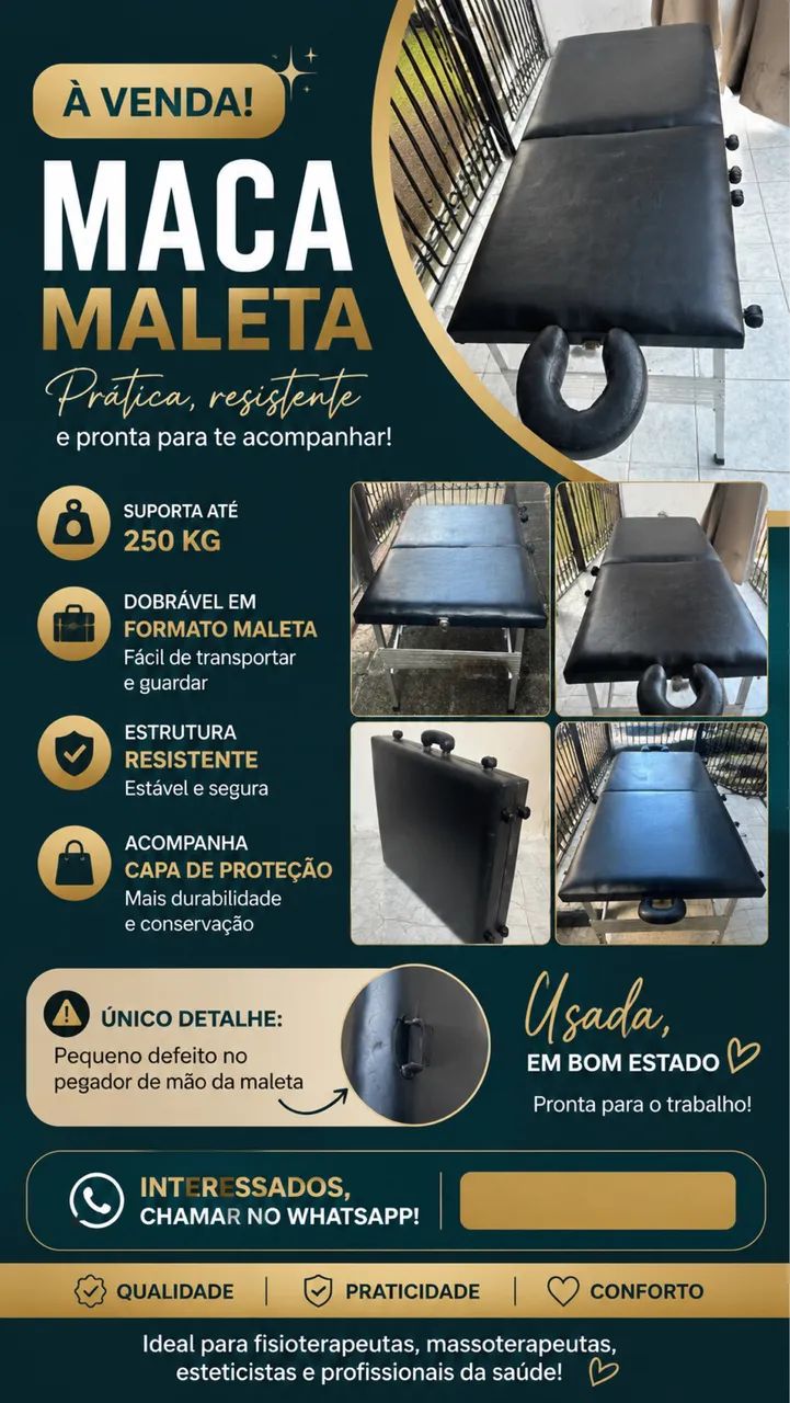  MACA MALETA À VENDA 