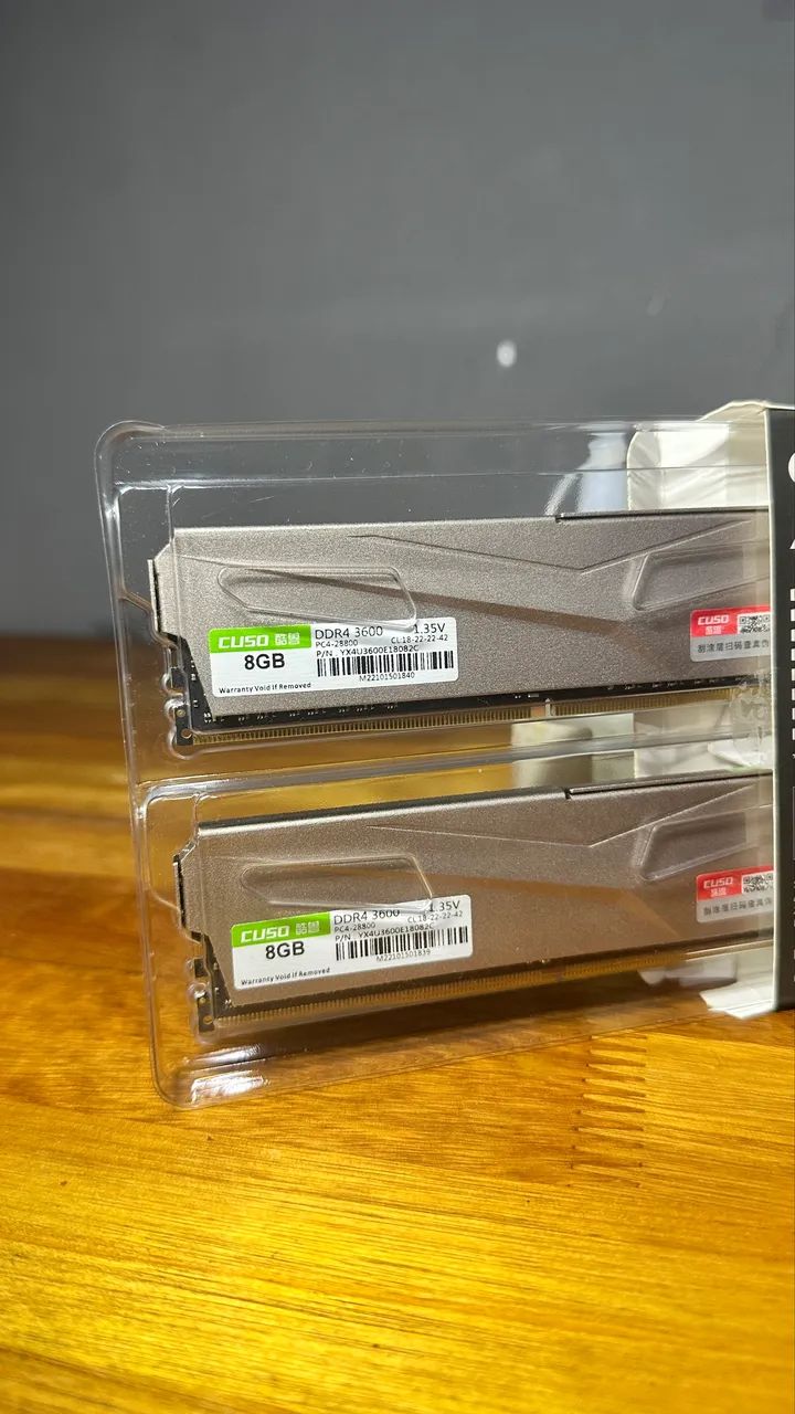 16GB DDR4 3600MHz Cusu (NOVAS) 2x8GB Chip SAMSUNG - Foto 2