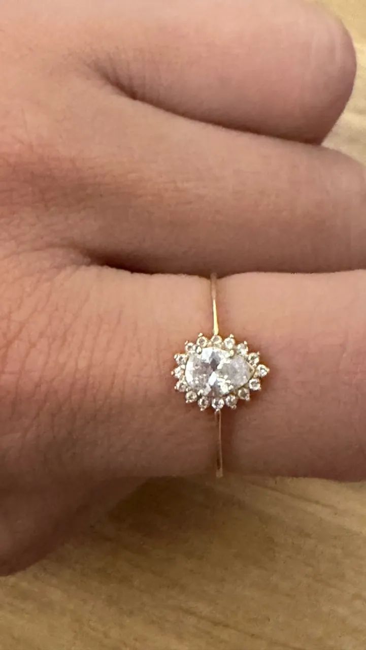 Anel ouro 18k - Foto 2