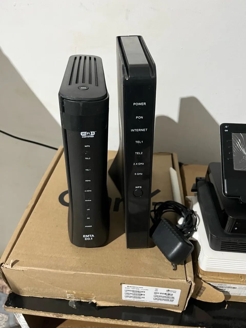 Aparelho de tv, internet e controle  - Foto 3