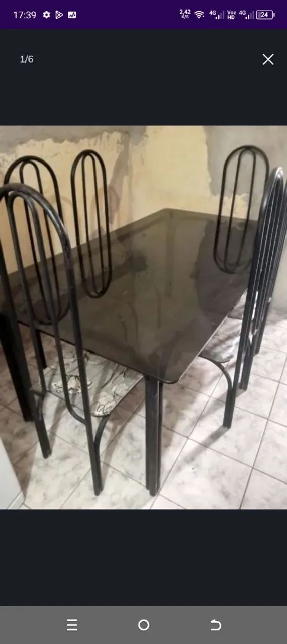 Mesa com 6 cadeiras - Foto 2