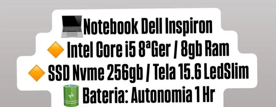 Notebook Dell Inspiron Intel Core i5 8ª Geração  - Foto 4