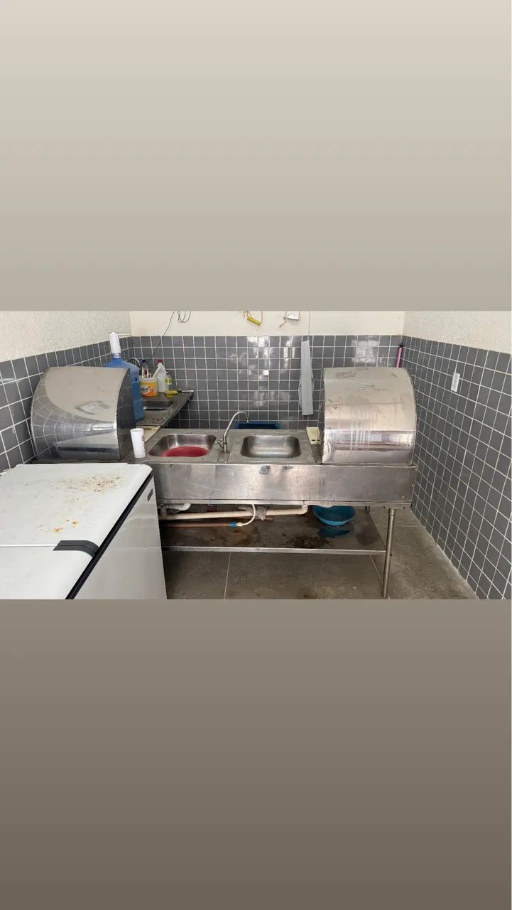 Balcão Cuba limpeza peixe ou carnes 