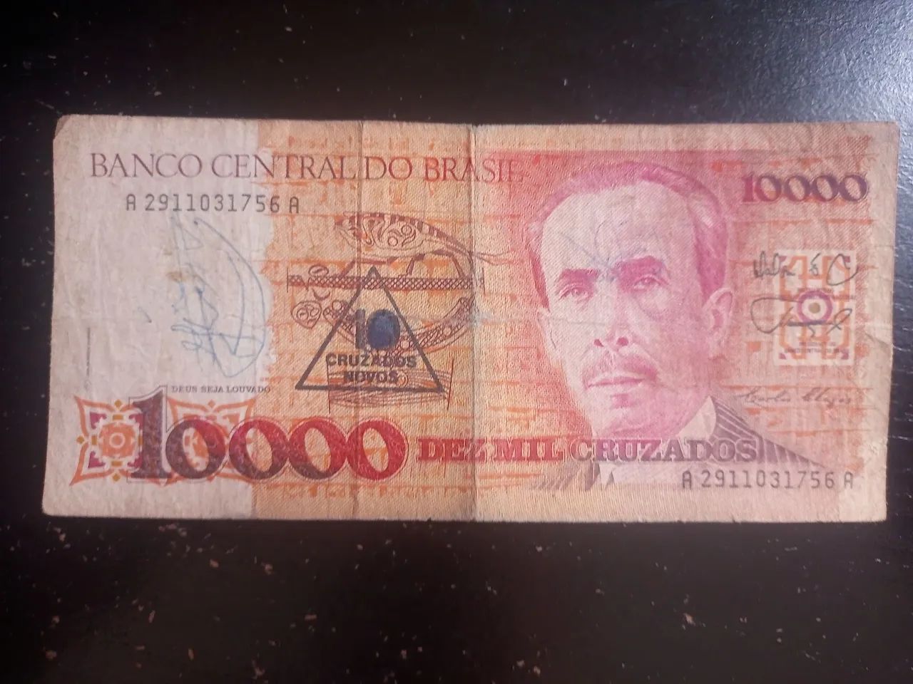 Cédula de 10000 Cruzados