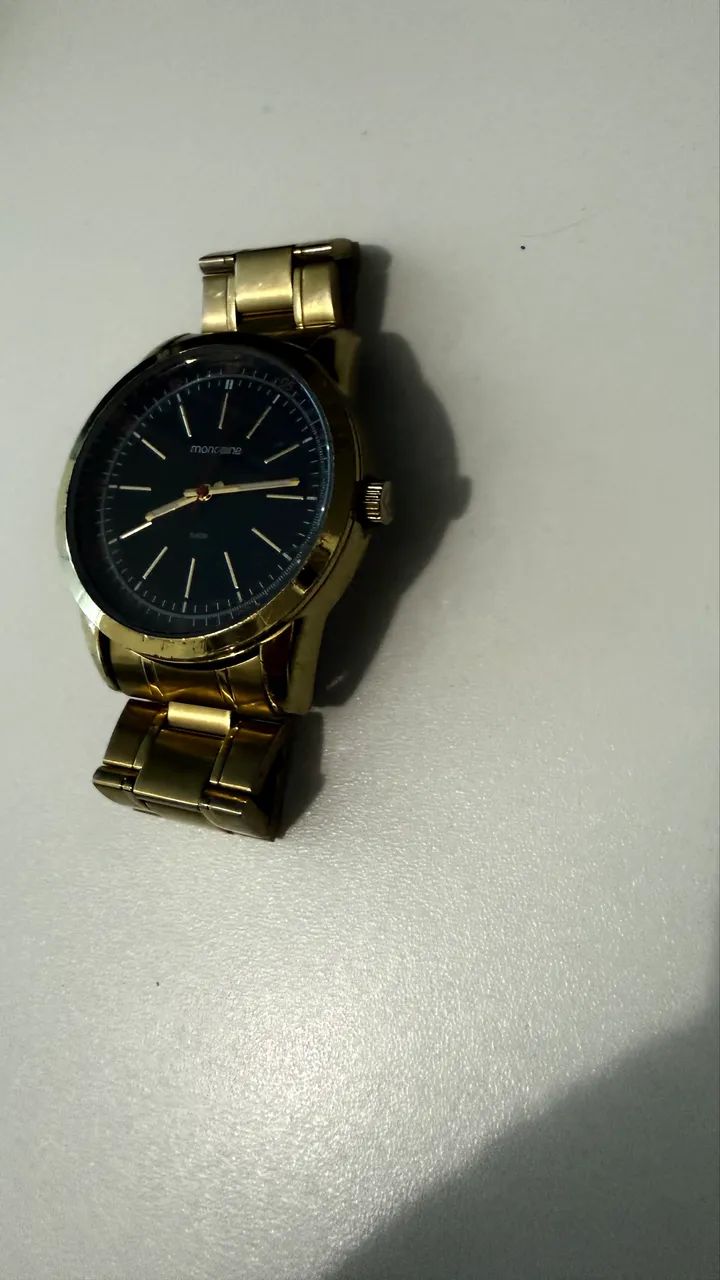 Relógio Mondaine dourado  - Foto 2
