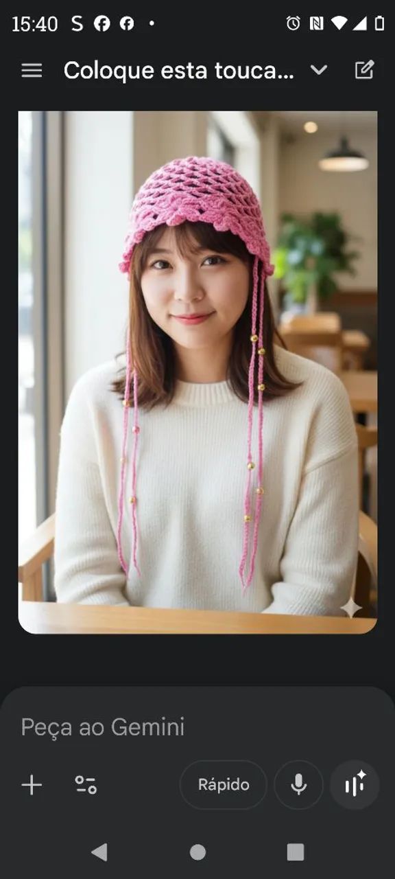 Touca de crochê  - Foto 3