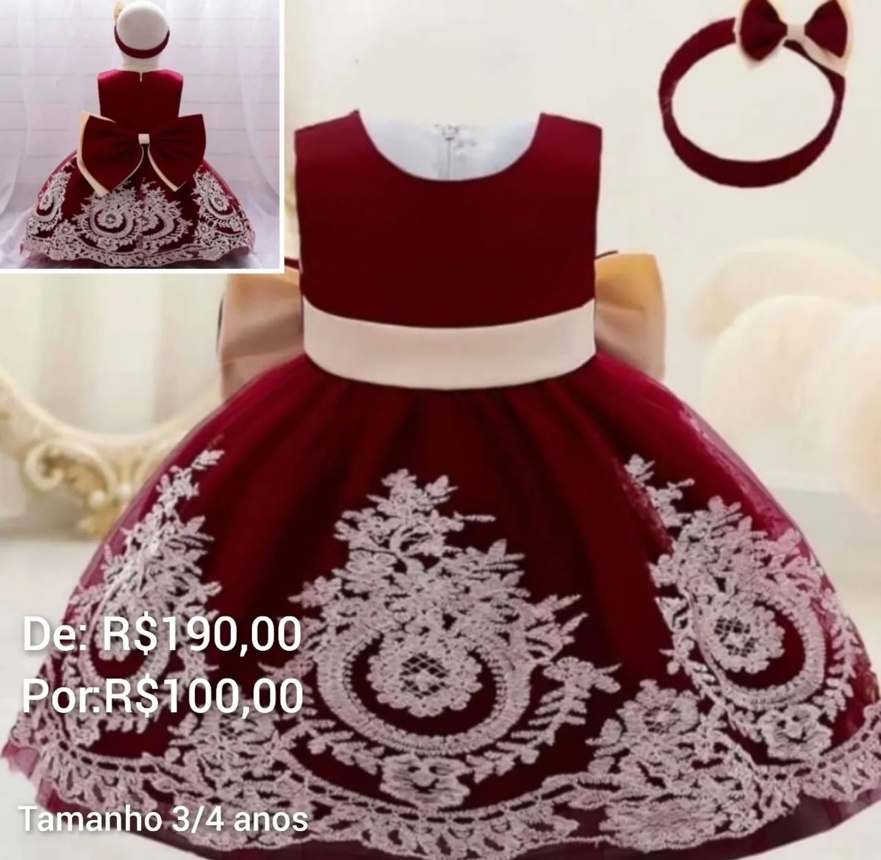 Vestidos infantis 