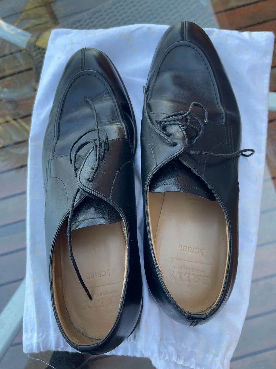 Vendo sapato suíço Bally Scribe 44 preto
