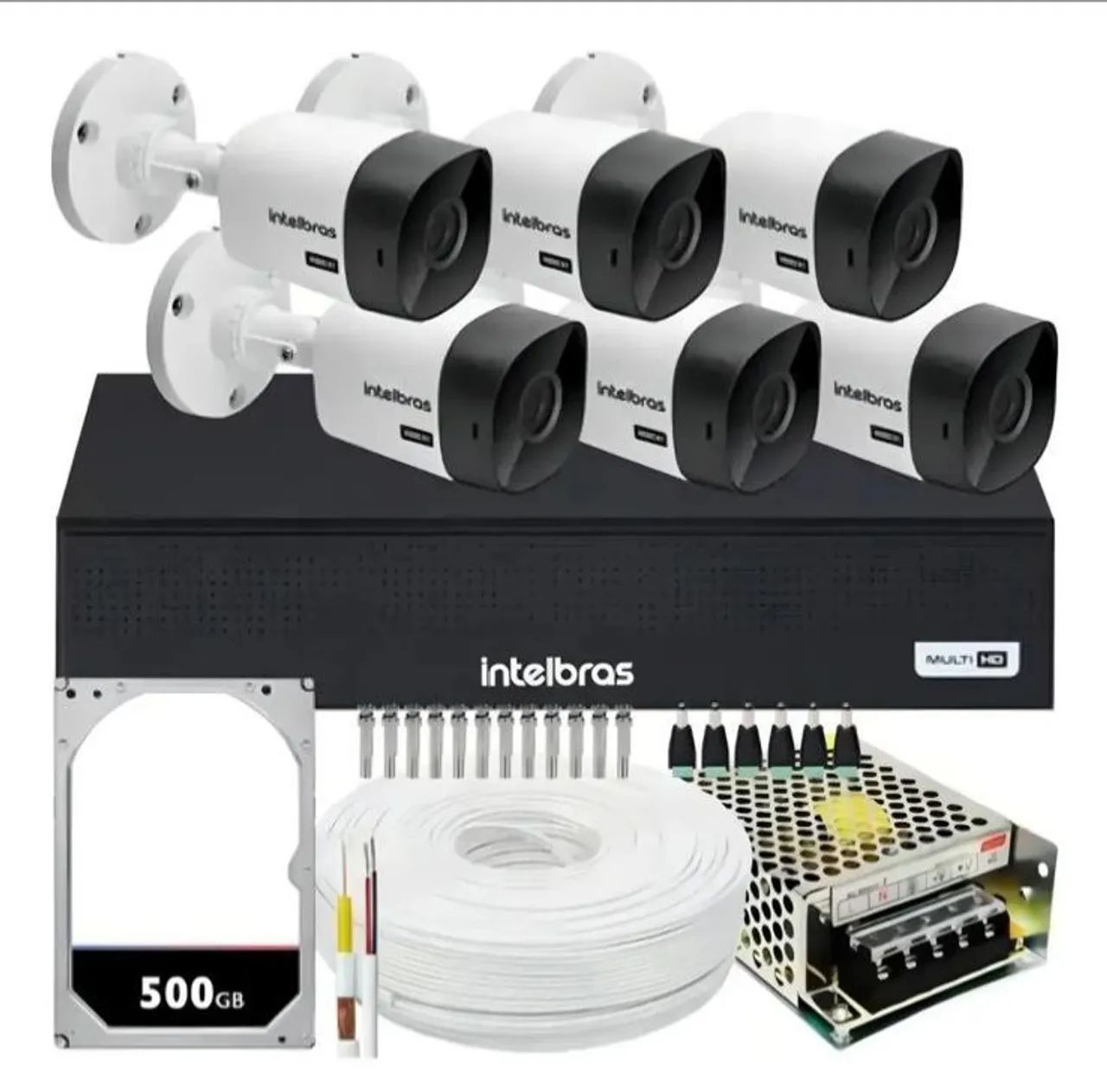 Kit 6 câmeras 