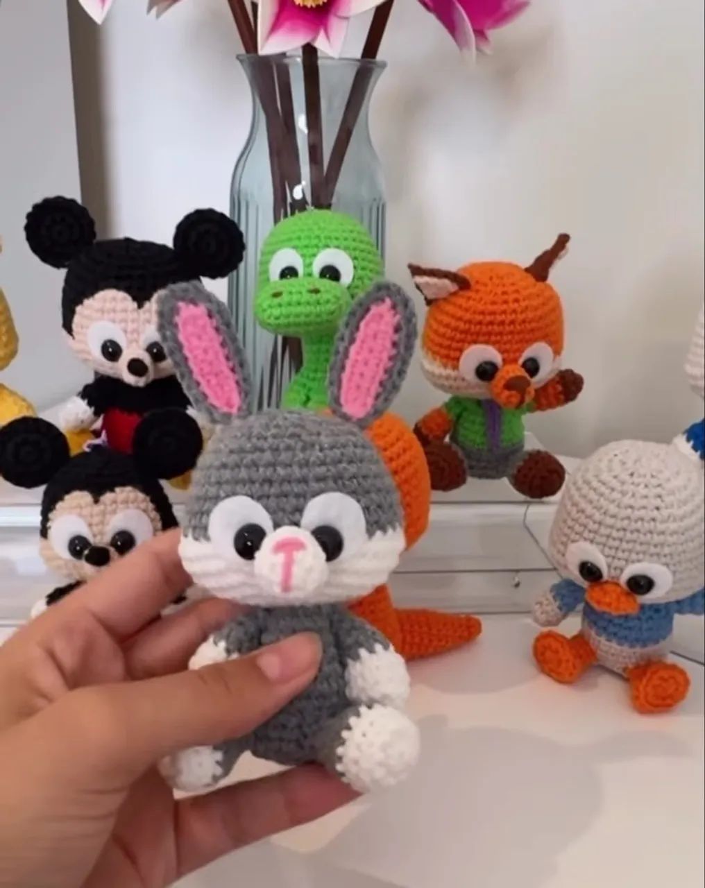 Pititicos Amigurumi Animais Inspiração de Personagens Decoração Chaveiros Personalizados  - Foto 3