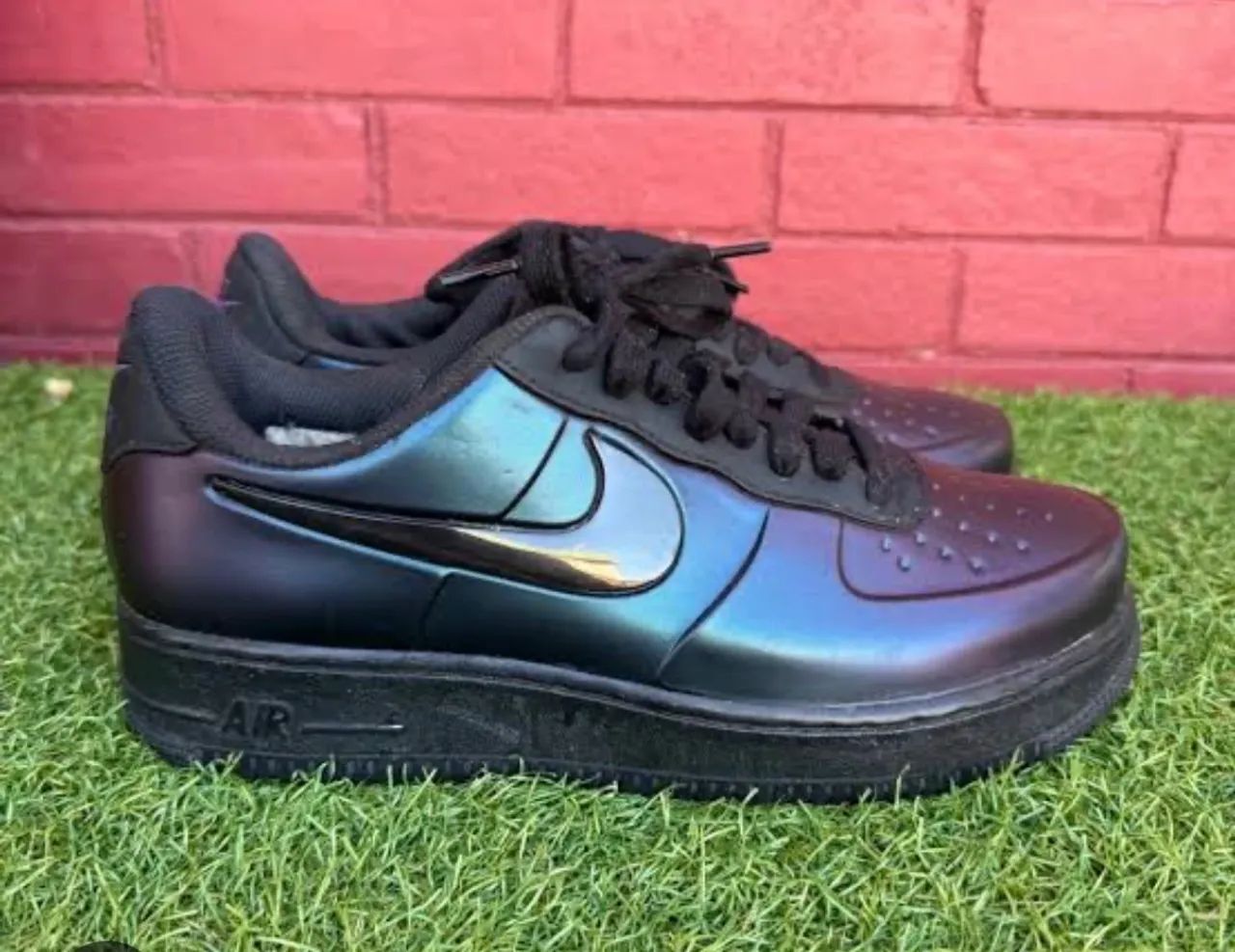 Nike air force 1 Preto furta cor (iridescente)