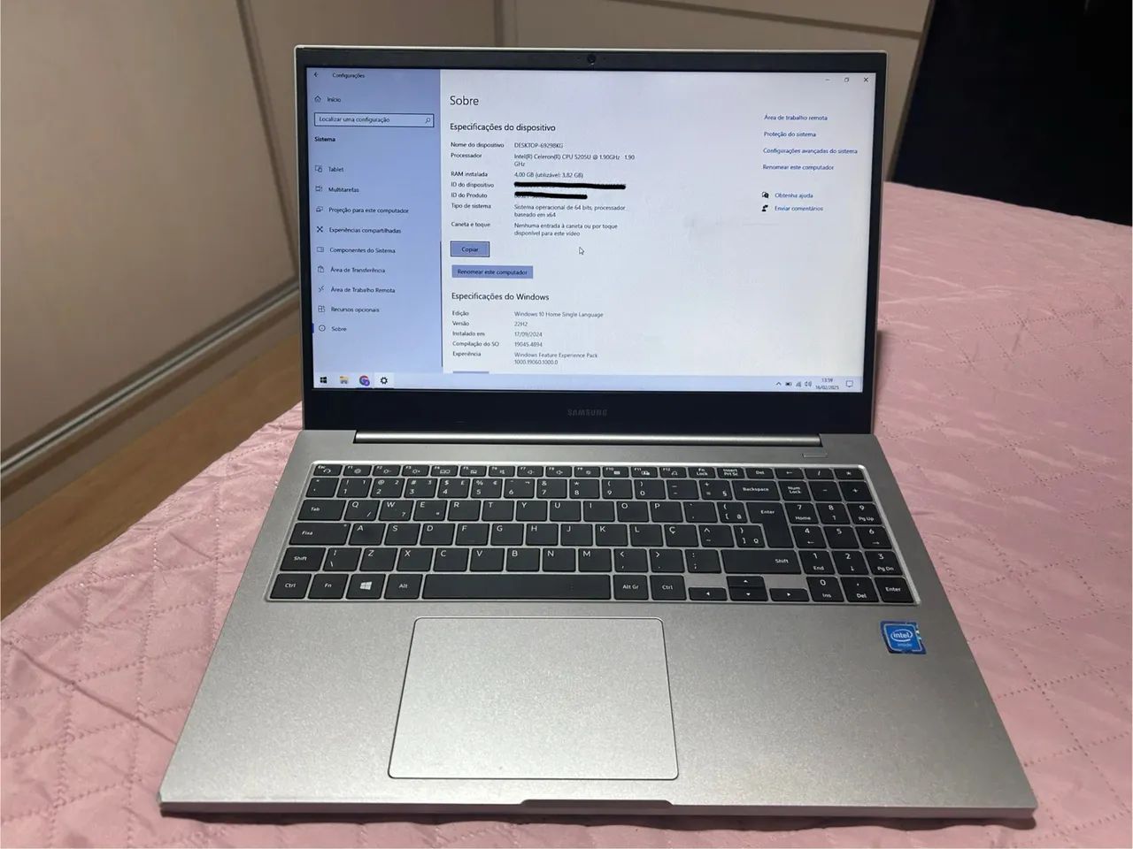 notebook samsung intel celeron modelo 550xcj 550xcr - Foto 2
