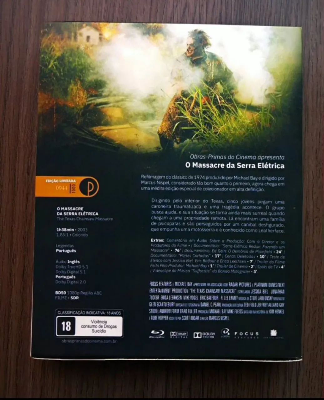 Blu-ray o massacre da serra elétrica(obras primas) - Foto 2