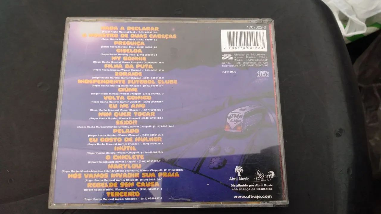 Cd original ultraje a rigor ótimo estado.  - Foto 2