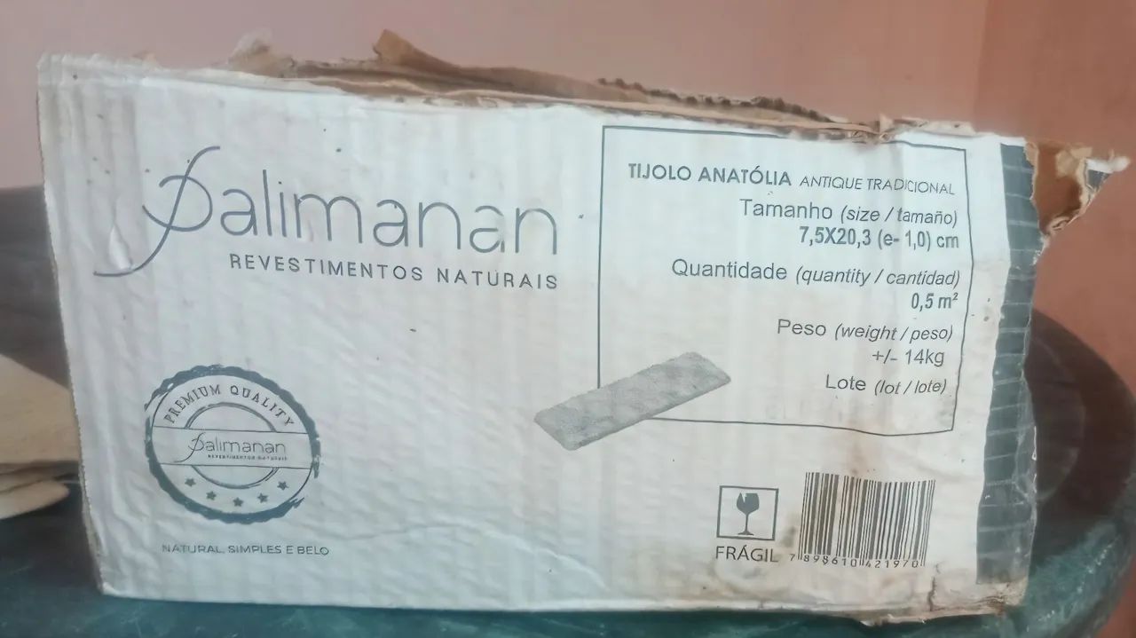 Tijolo Anatólia Antique Tradicional Palimanan, 46 peças  - Foto 3