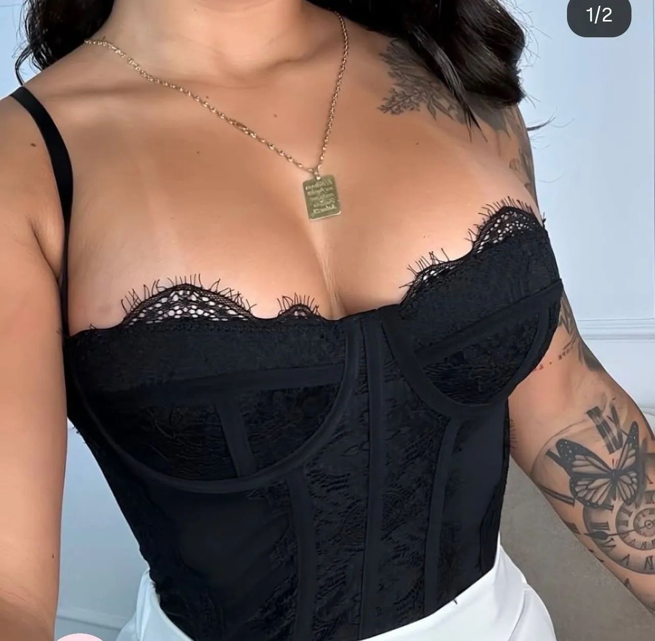 Corset lindo de renda
