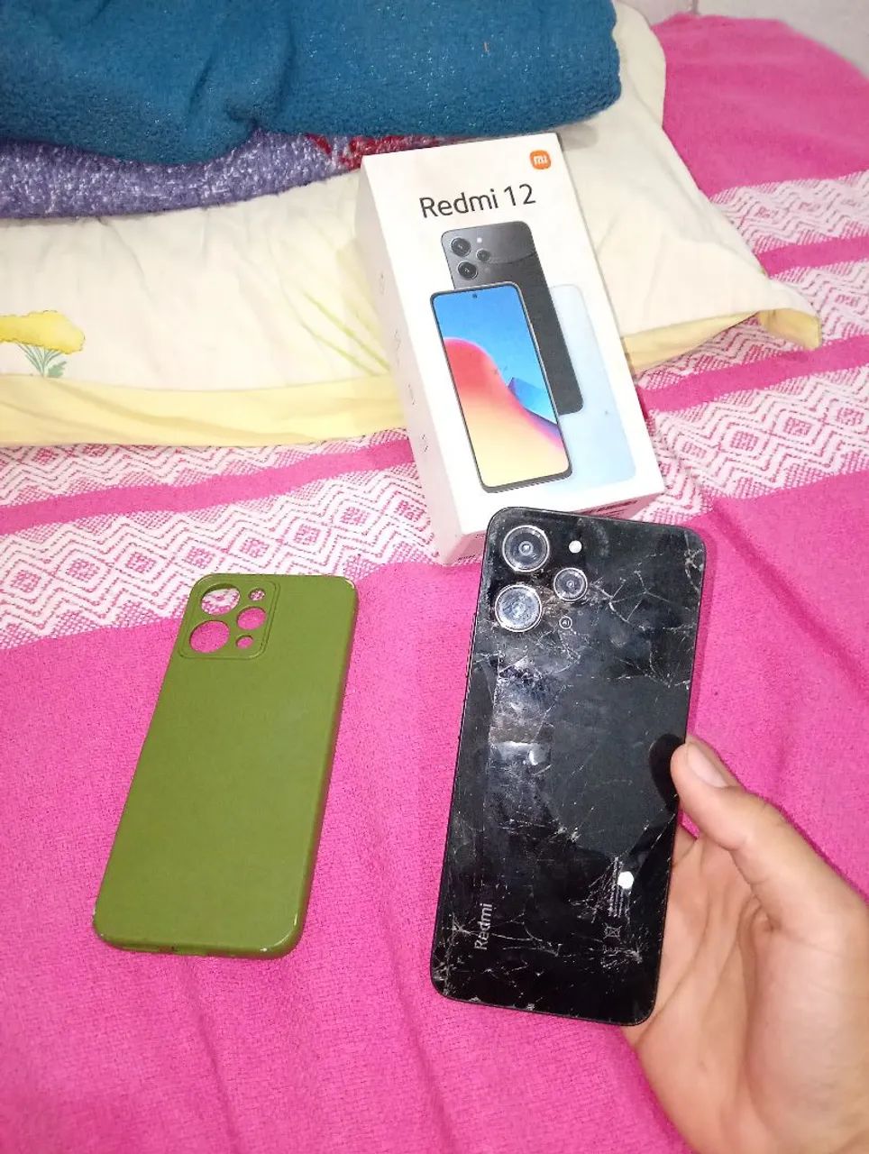 Redmi note 12,pra concerto ou pra retirada de peças, ainda tá com a caixa  - Foto 2