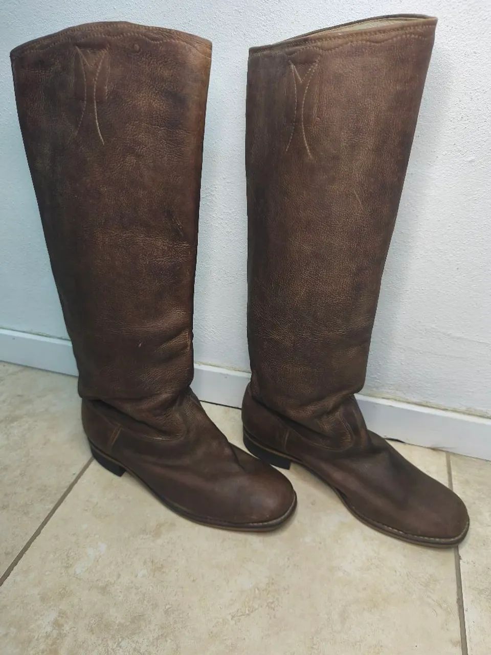 Bota de couro 