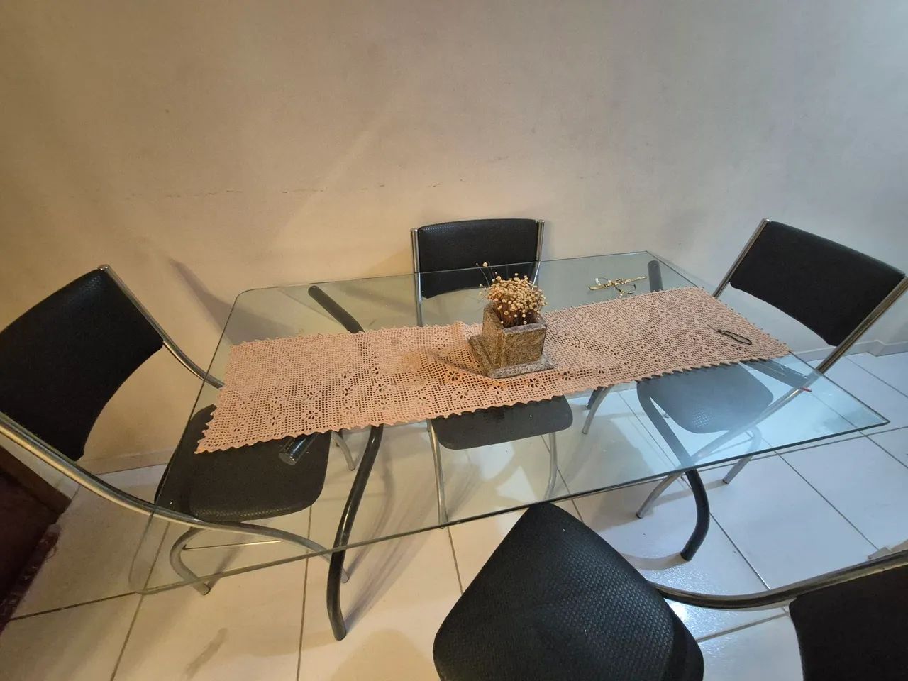 Mesa jantar vidro