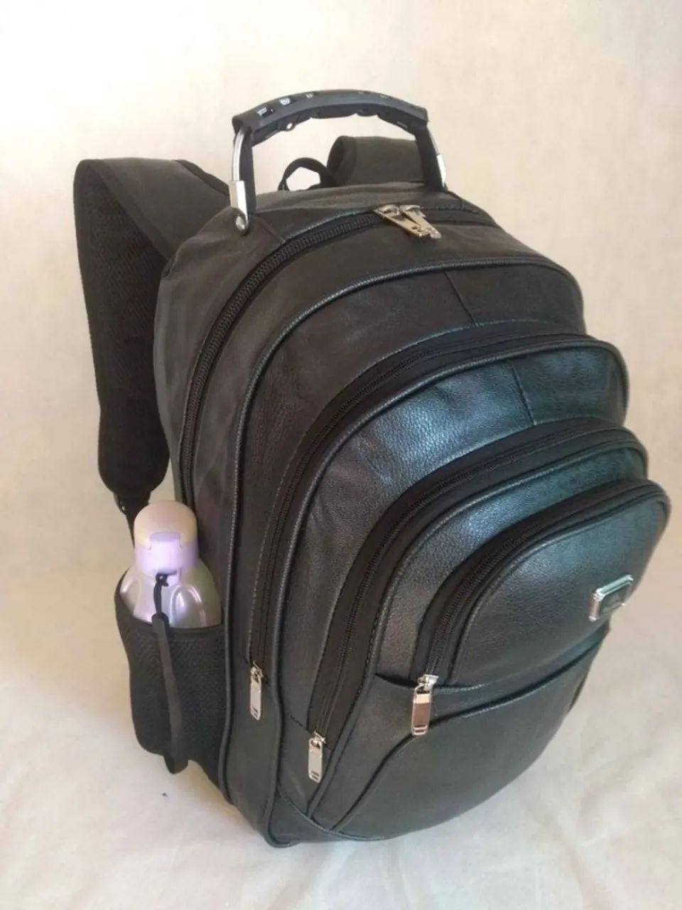 Mochila Escolar Militar Preta Grandes Com Cabo De Aço E Impermeável USB - Foto 6