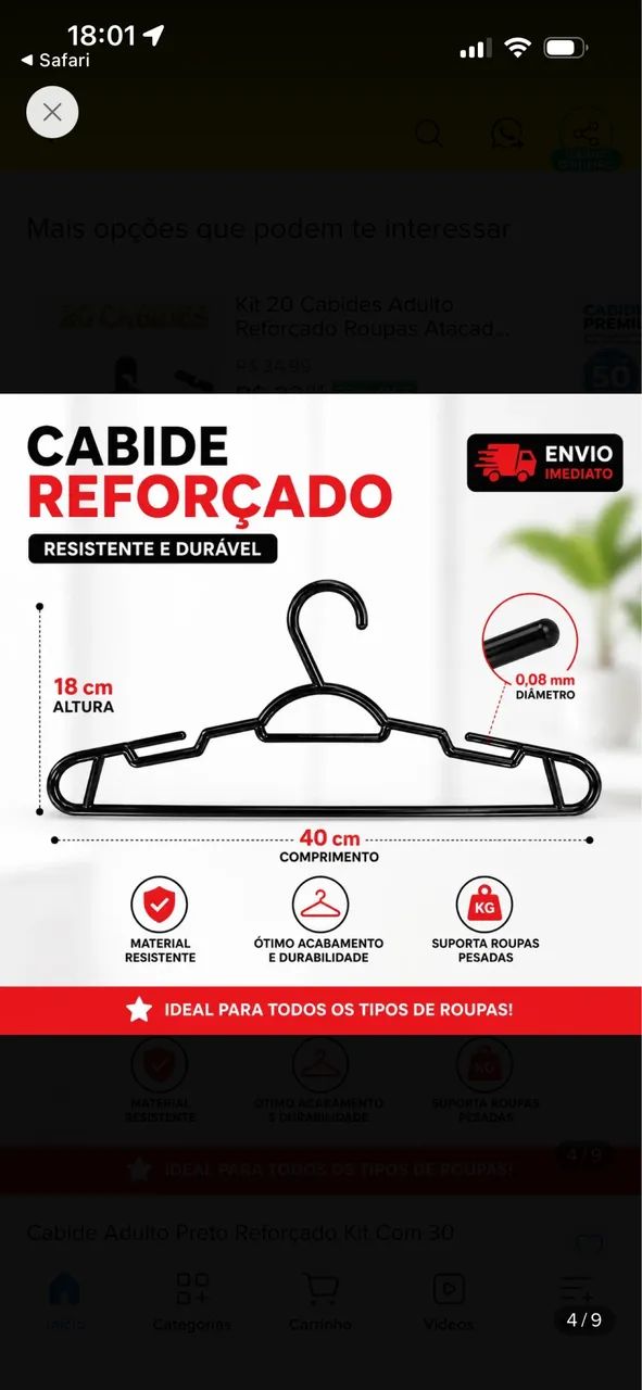 56 Cabides novos  - Foto 3