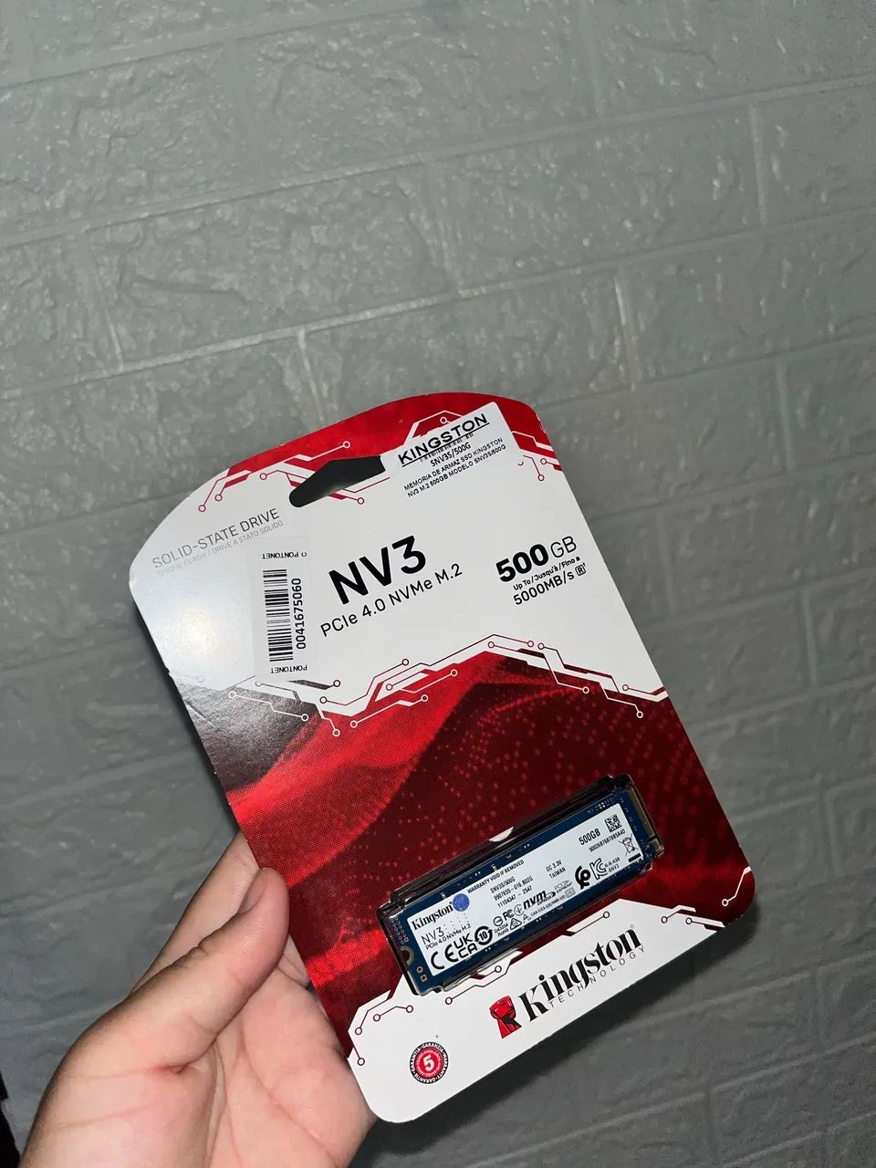SSD NVMe M.2 da Kingston, modelo NV3