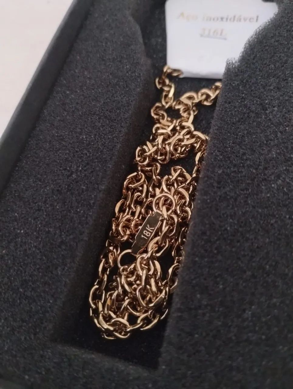 Corrente Banhada a Ouro 18k - Foto 3