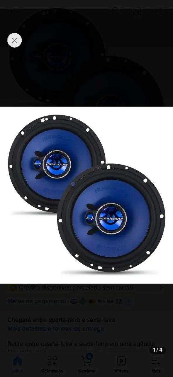 Alto falante  Hurricane 6"