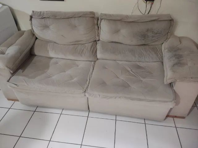 Sofá retrátil 3 lugares  - Foto 4
