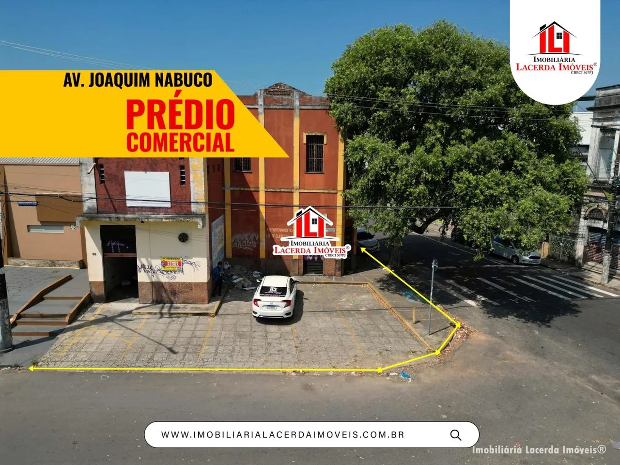 Prédio Comercial com 394m², Prédio comercial de Esquina com térreo + pavimento