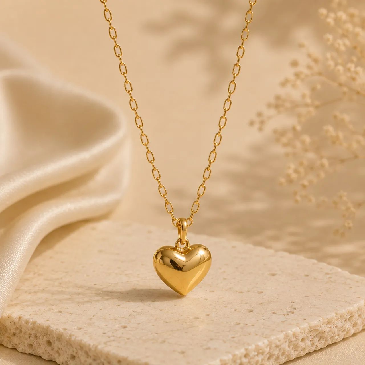 Colar Coração em Ouro 18k 750