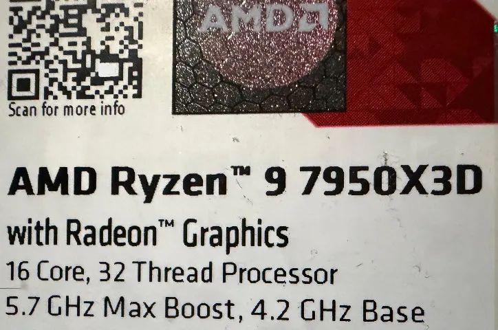 AMD Ryzen 9 7950X3D - Foto 3