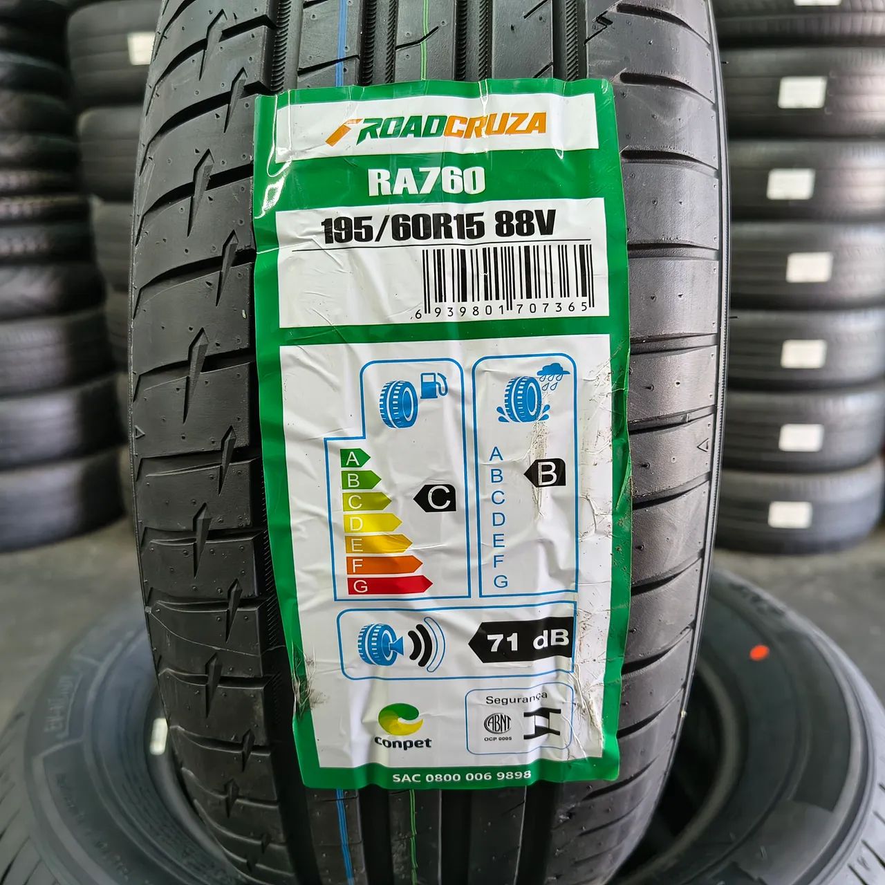 Pneu 195/60/15 Roadcruza - Novos (4 pneus) - Peças para carros