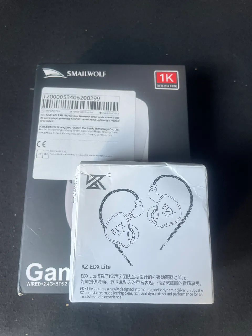 Combo mouse e fone gamer 