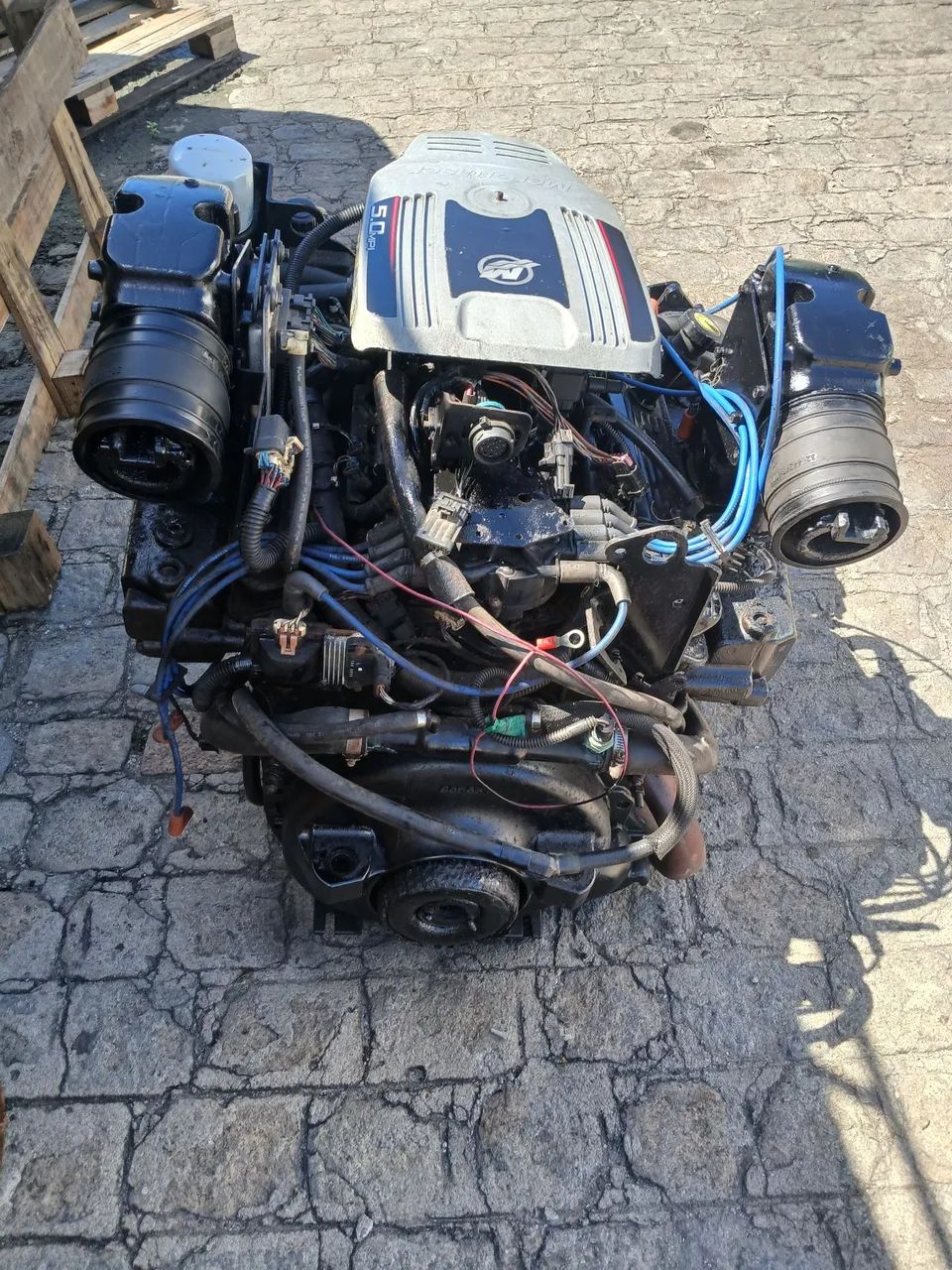 Motor mercury 5.0 com rabeta bravo tree - Foto 2