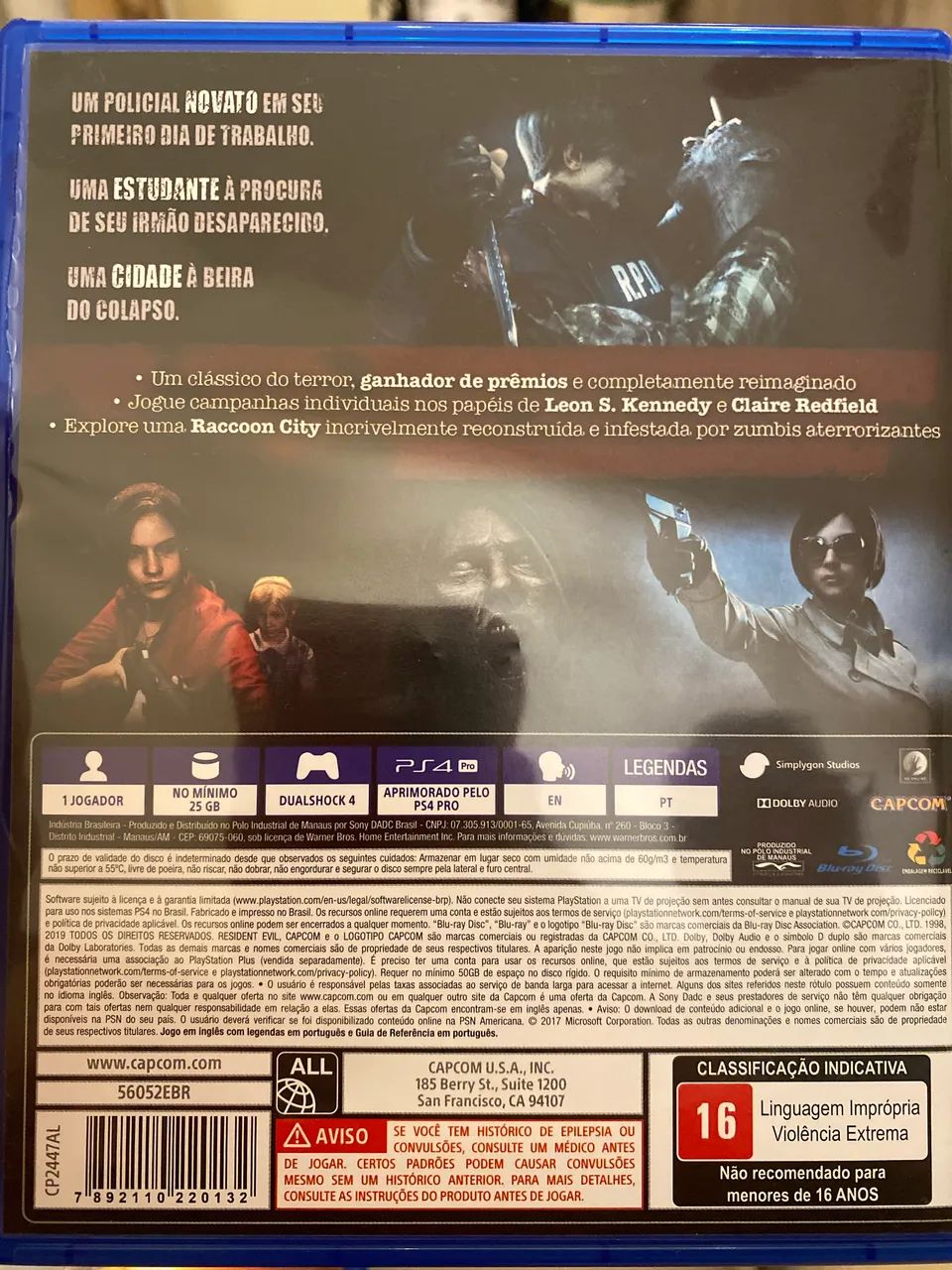 Resident Evil 2 Remake PS4 - Foto 2