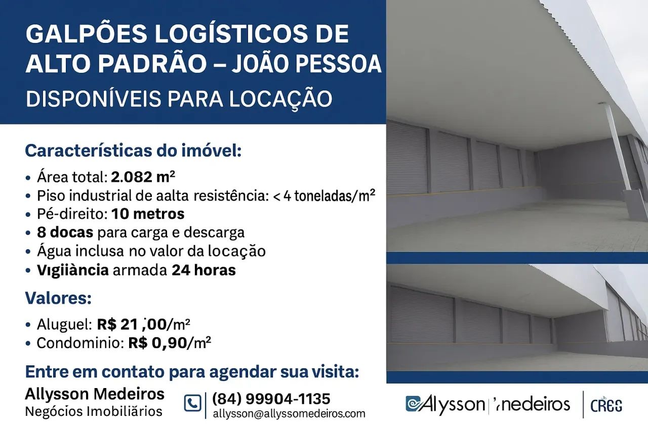 Galpão Logístico em Condomínio Fechado - João Pessoa / PB - Foto 5