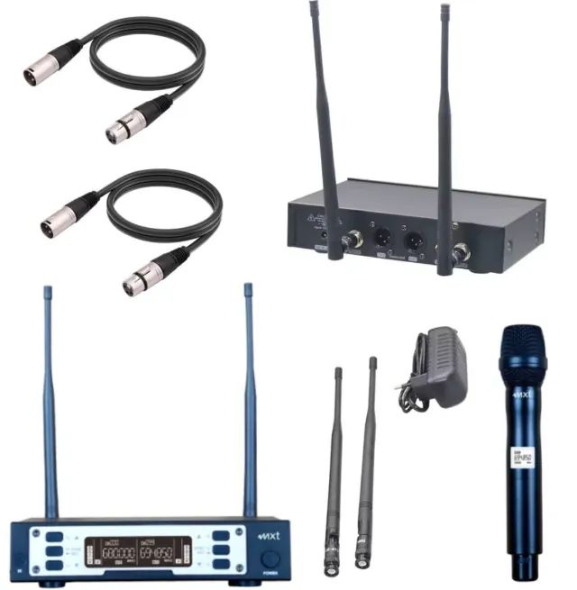 Microfone Sem Fio Digital Talkback Uhf9000tb  - Foto 5