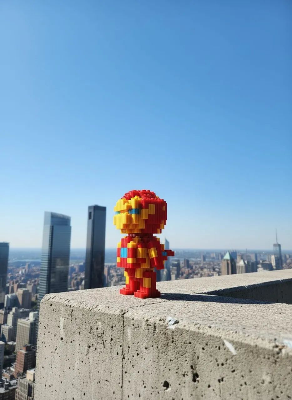 Boneco Blocos de Montar | Homem de Ferro  - Foto 4