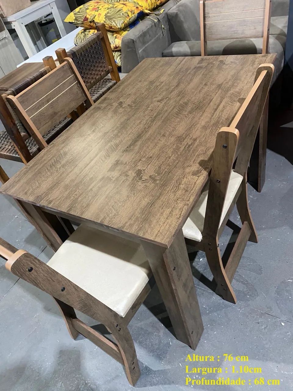 Mesa com 4 cadeiras - entregamos hoje  - Foto 2