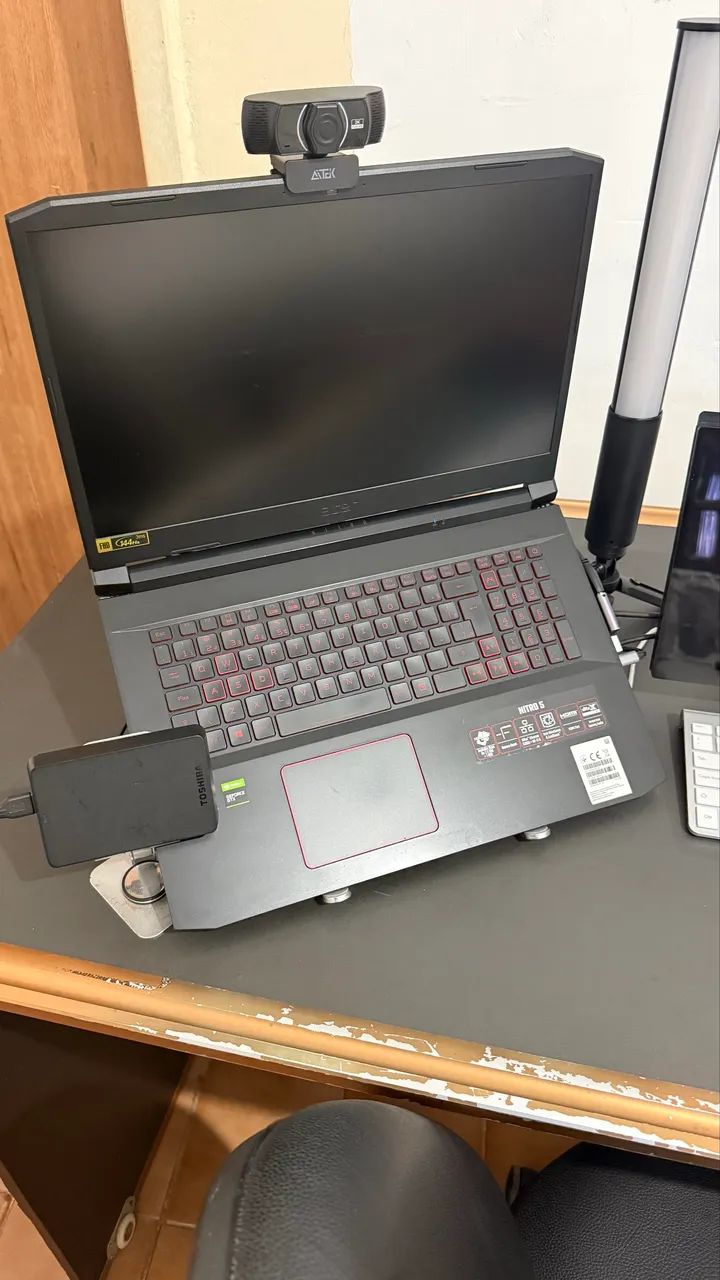 Notebook Gamer - Acer Nitro 5 impecável  - Foto 5