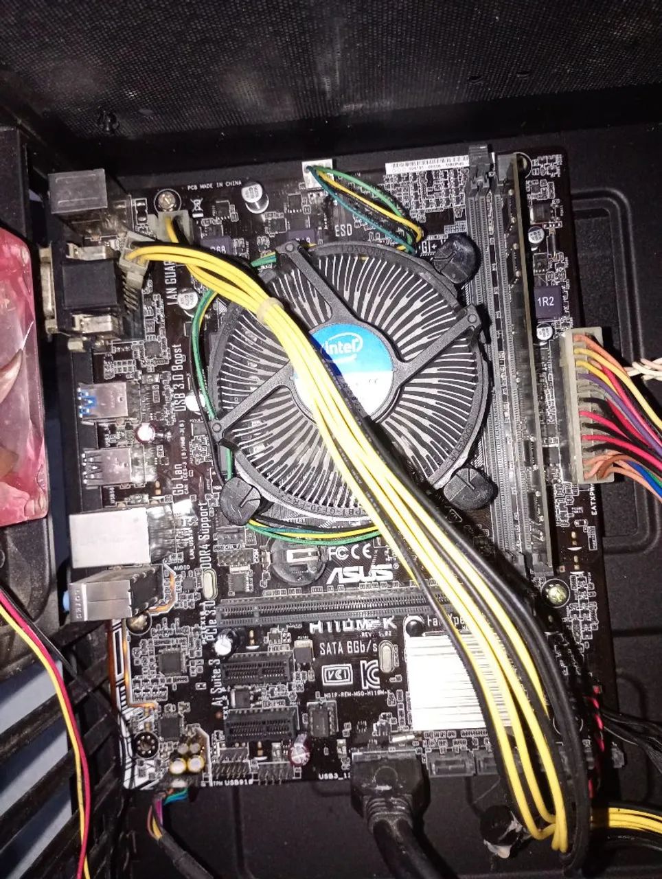 Kit placa mãe Asus h110 c/ i3-6100 - Foto 2