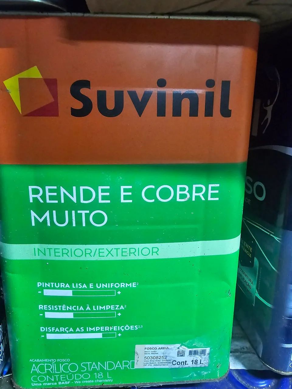 Suvinil cinza elefante areia e  piso preto 299,99 cada  - Foto 4