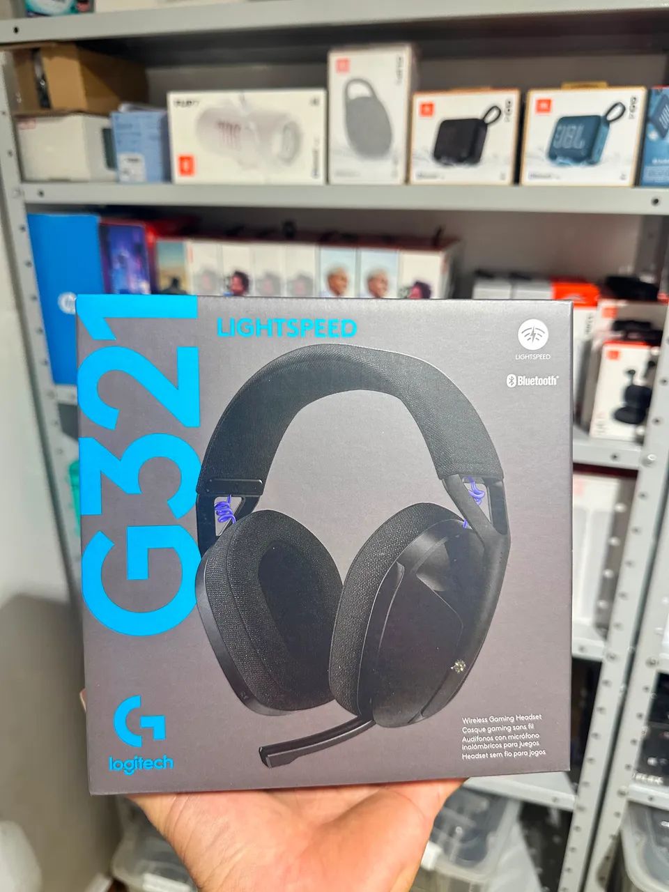 Headset Logitech G321 Bluetooth Preto - Foto 3